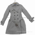 Women's Winter Coat, Made of 97% Cotton and 3% Spandex